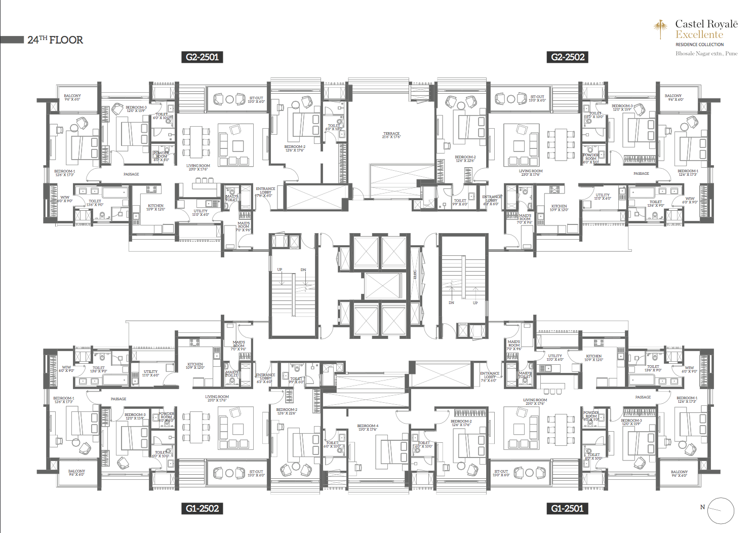 ABIL Castel Royale Bhosale Nagar Pune 4BHK 5BHK Plan Cost Sheet ...