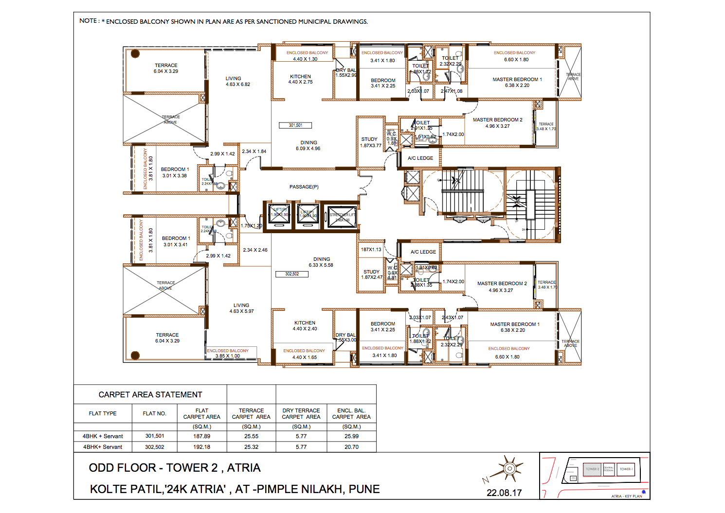 Kolte Patil 24K Atria Pimple Nilakh Pune 4BHK 5BHK Plan Cost Sheet ...