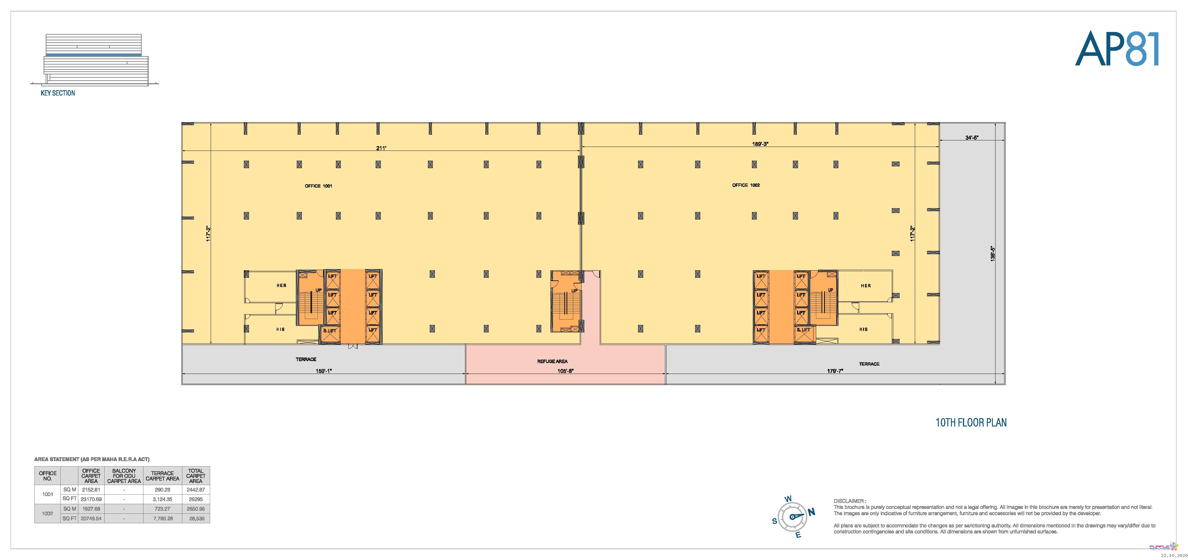 AP81 AP83 Amar Pristine Eighty Three Commercial Koregaon Park Mundhwa ...