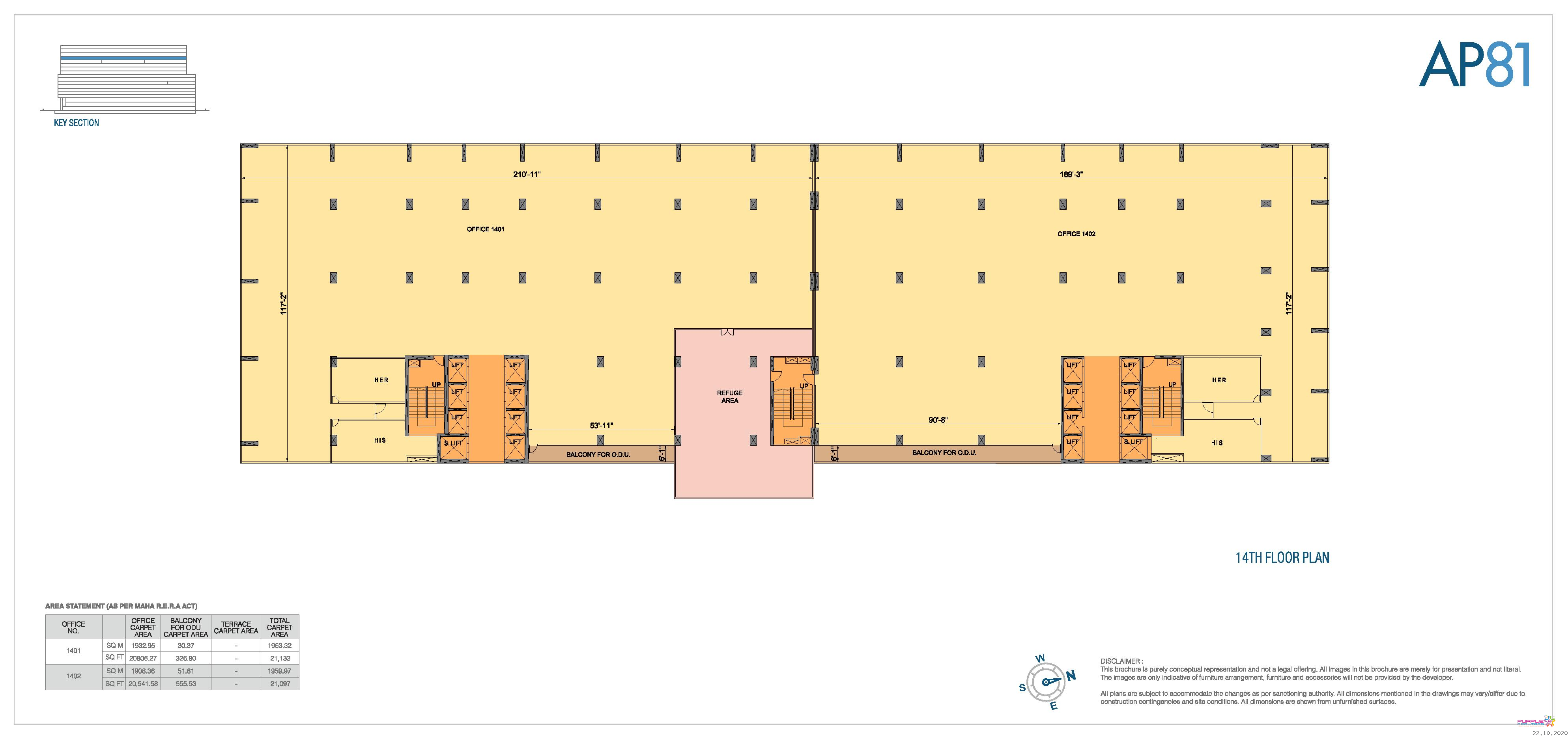 AP81 AP83 Amar Pristine Eighty Three Commercial Koregaon Park Mundhwa ...