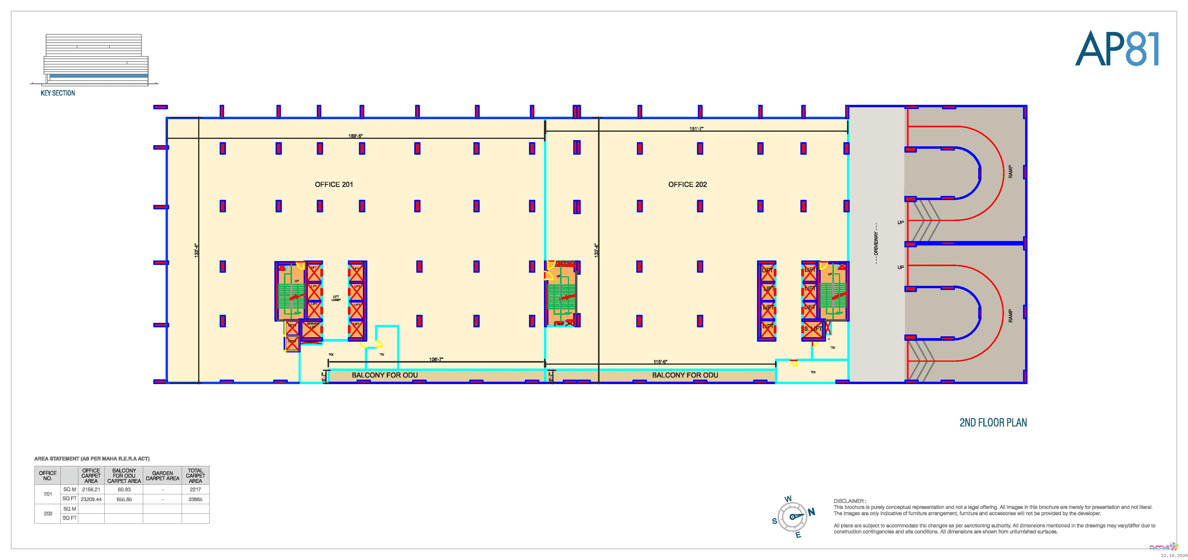 AP81 AP83 Amar Pristine Eighty Three Commercial Koregaon Park Mundhwa ...