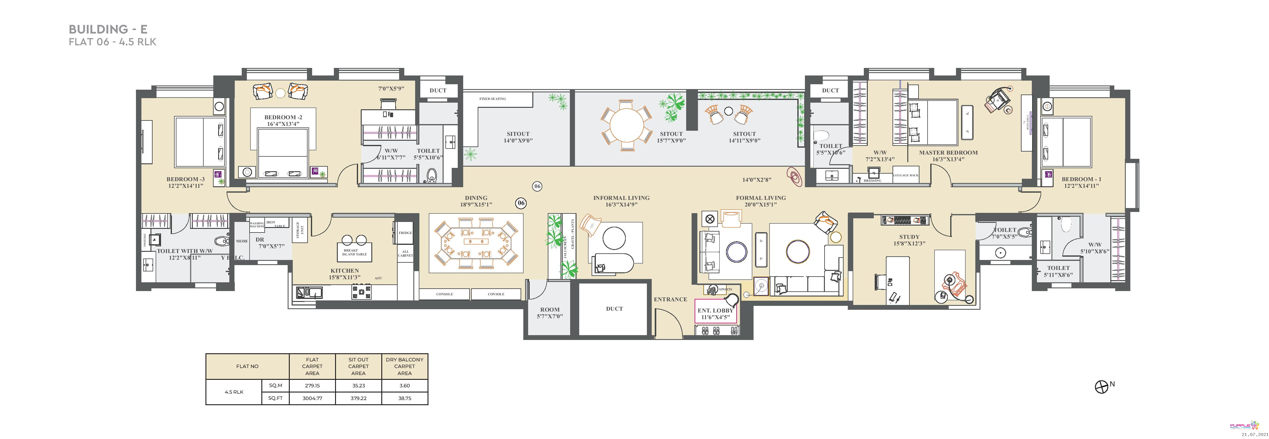 1 Presidential 24K Sereno Baner Pune 3BHK 4BHK Price Location Floor ...