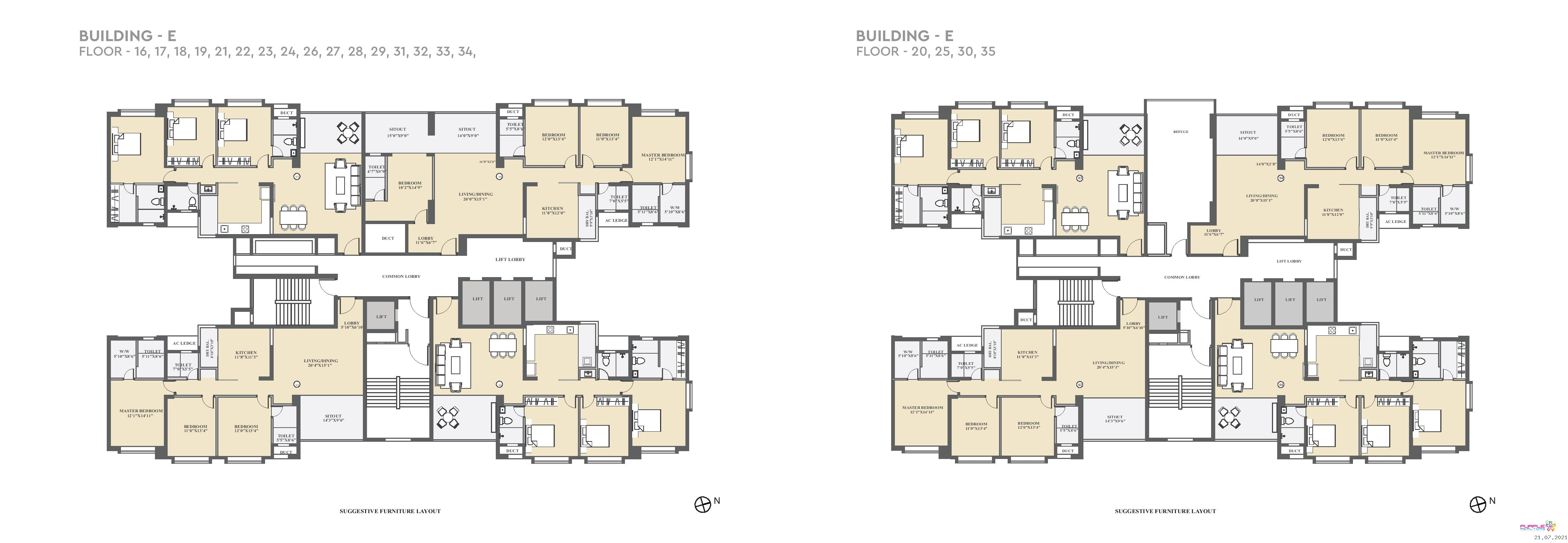 1 Presidential 24K Sereno Baner Pune 3BHK 4BHK Price Location Floor ...